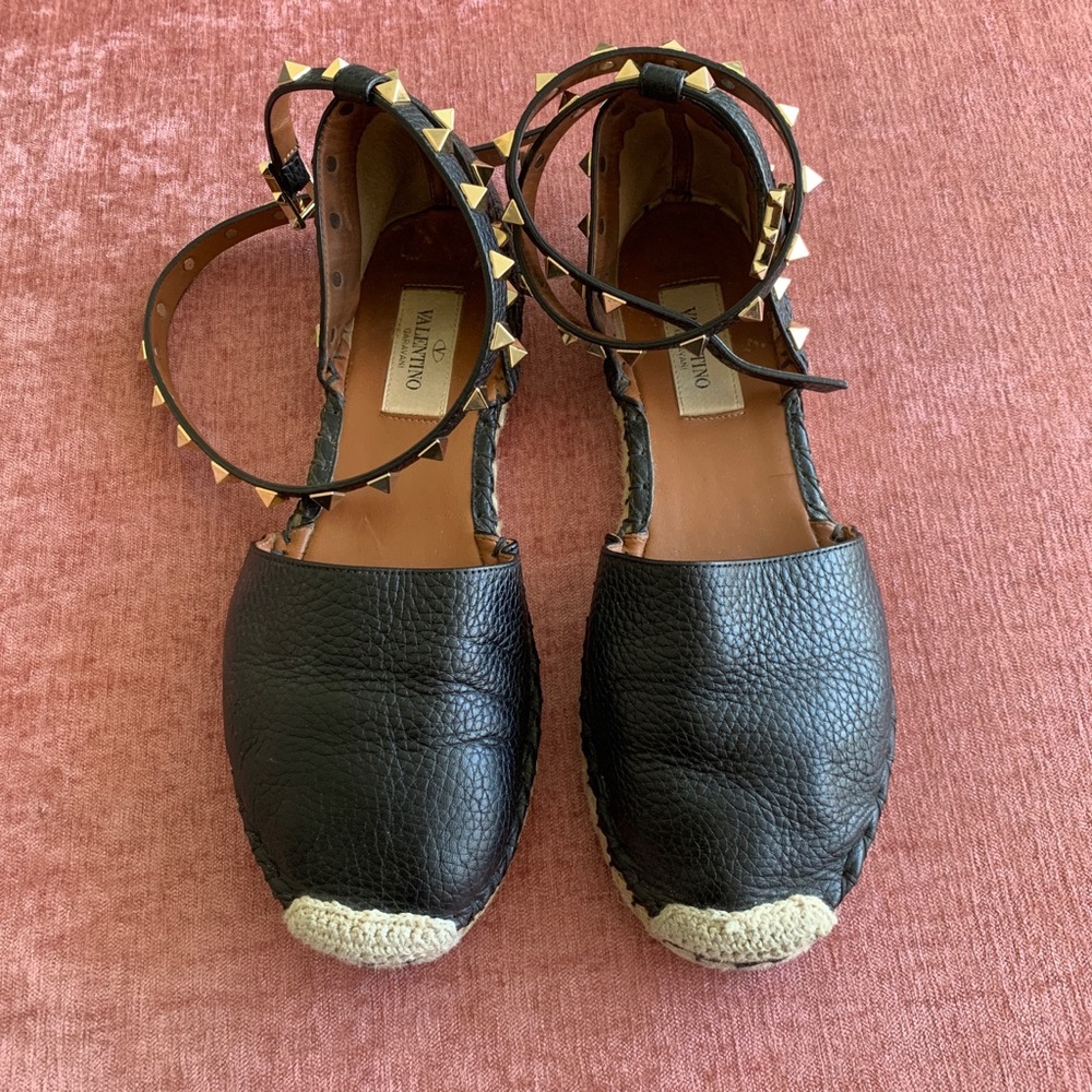 Valentino Rockstud Espadrilles